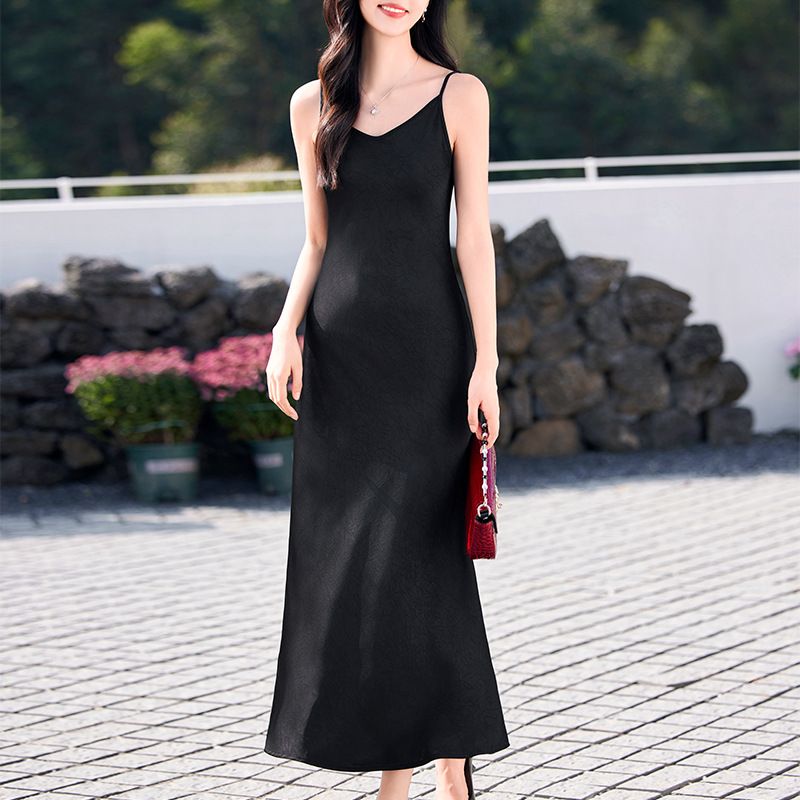 Sexy Long Sleep Dress Satin Rayon Sleepwear Suspender Nightgown Women Nightdress Lingerie Women Nightwear Kimono Bath Gown