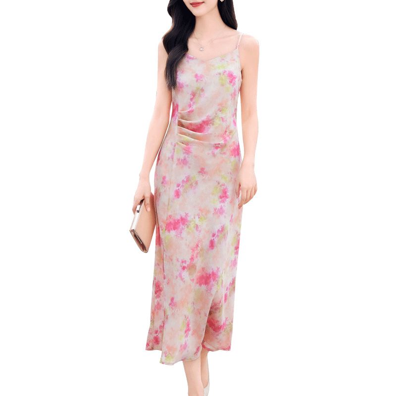 Custom New flower boho women's sexy for lady clothes dresses manufacturer short sleeve summer streetwear casual party midi dress