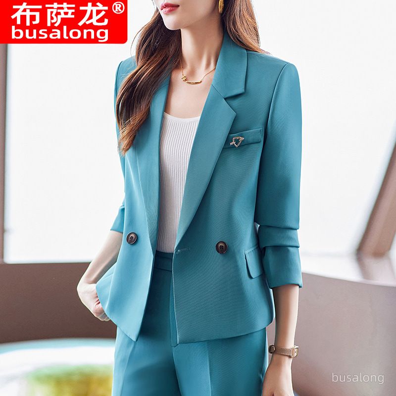 Latest Desgin Business Suits For Women Slim Blazer And Pants Set For Women Formal Suit Ladies Suits Office Wear