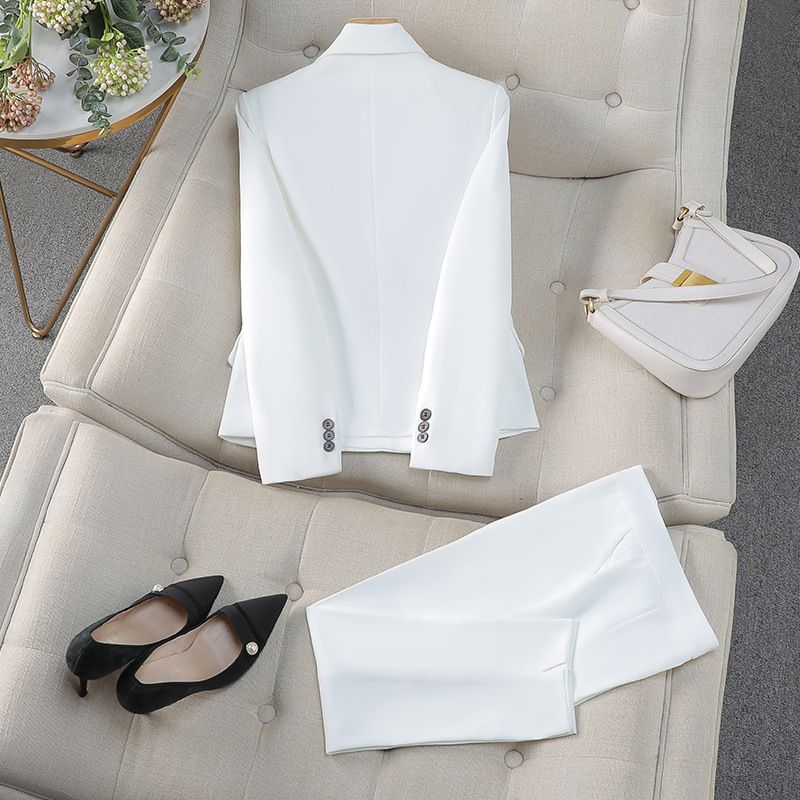 Latest Desgin Business Suits For Women Slim Blazer And Pants Set For Women Formal Suit Ladies Suits Office Wear