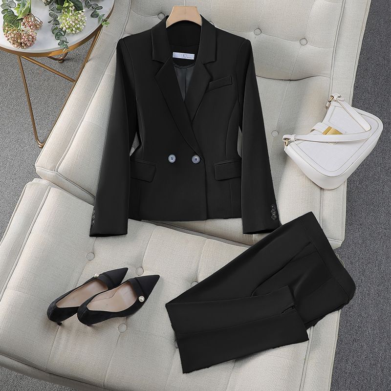 Latest Desgin Business Suits For Women Slim Blazer And Pants Set For Women Formal Suit Ladies Suits Office Wear