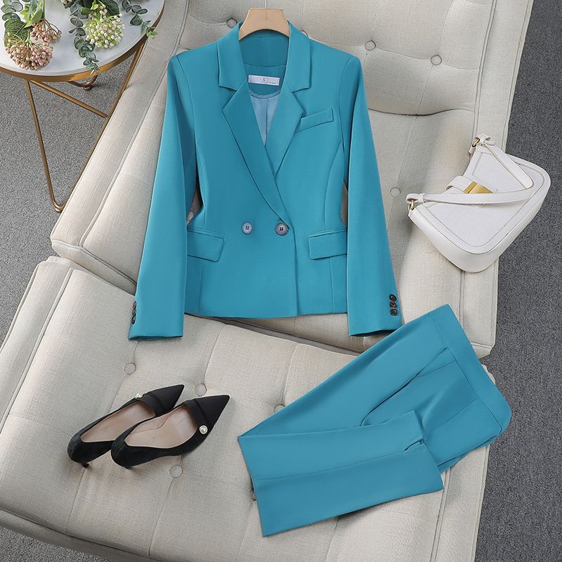 Latest Desgin Business Suits For Women Slim Blazer And Pants Set For Women Formal Suit Ladies Suits Office Wear