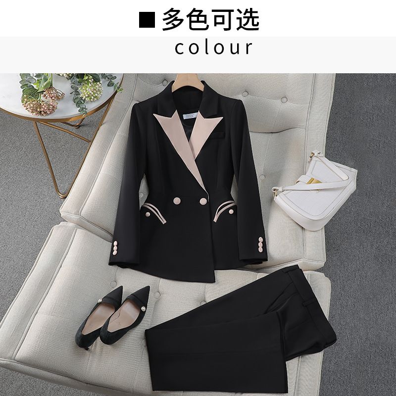 New Women'S Single Formal Office Wear For Women Ladies Tuxedo Pant Suit Design For Women