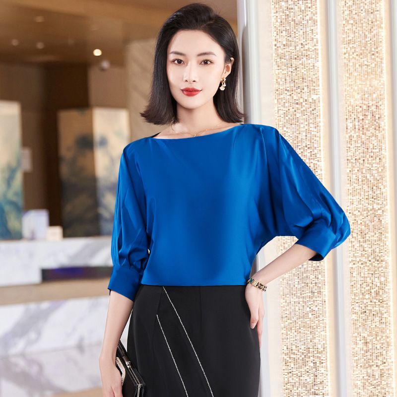 Spring Summer Elegant Blouse Women Korean Chiffon Shirt Women Long Sleeve Ruffled Women's Shirts And Blouses Office Lady Tops