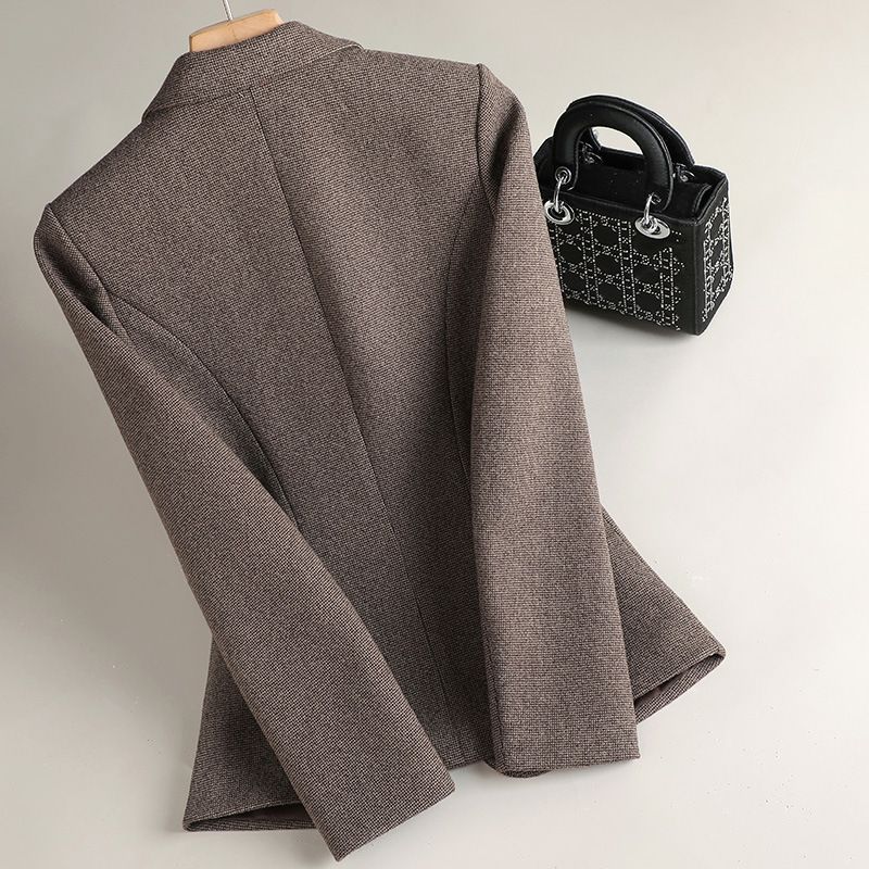 S-4XL Women's Long sleeved Professional Small Suit Formal Dress Women's Coat Work Suit