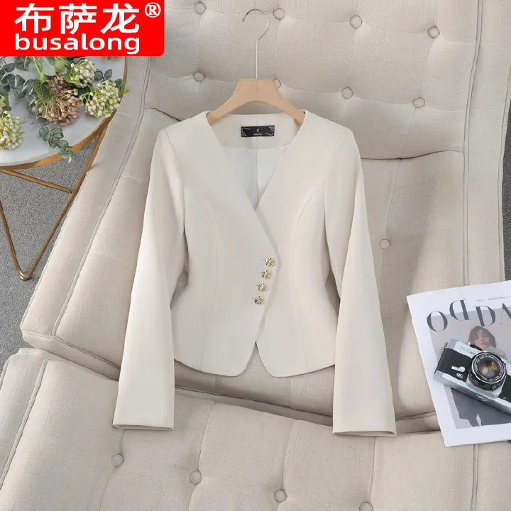 High quality women's clothing hot selling suit jacket, new fashionable women's office long sleeved professional top