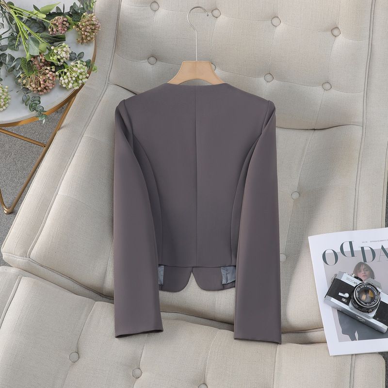 High quality women's clothing hot selling suit jacket, new fashionable women's office long sleeved professional top