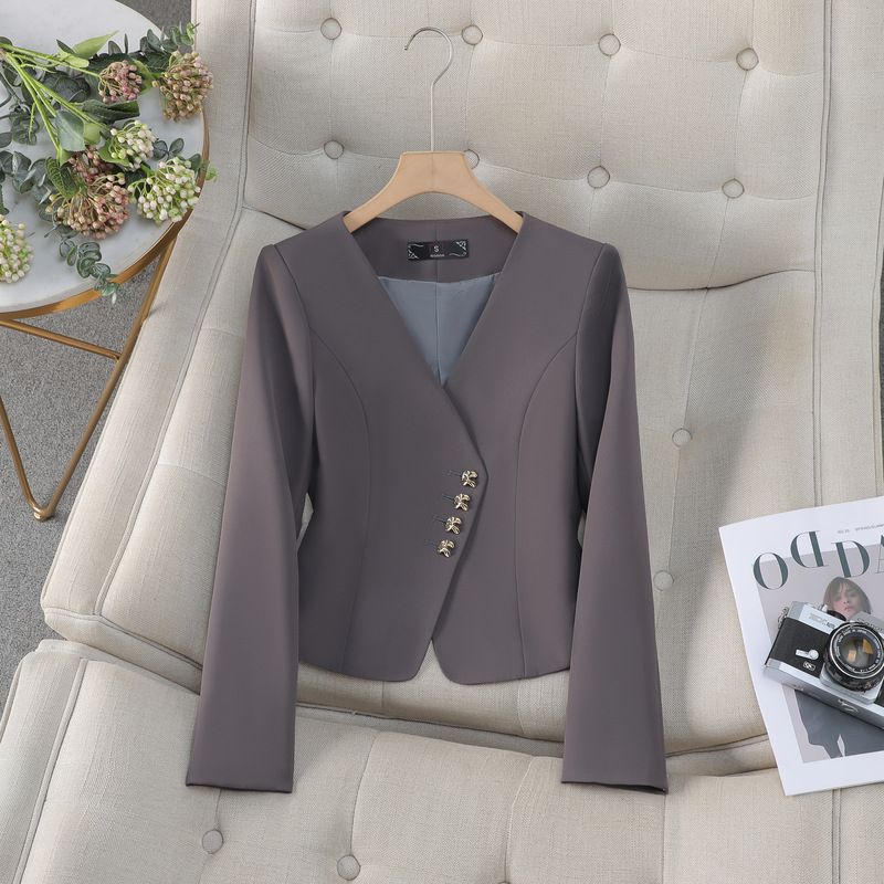 High quality women's clothing hot selling suit jacket, new fashionable women's office long sleeved professional top