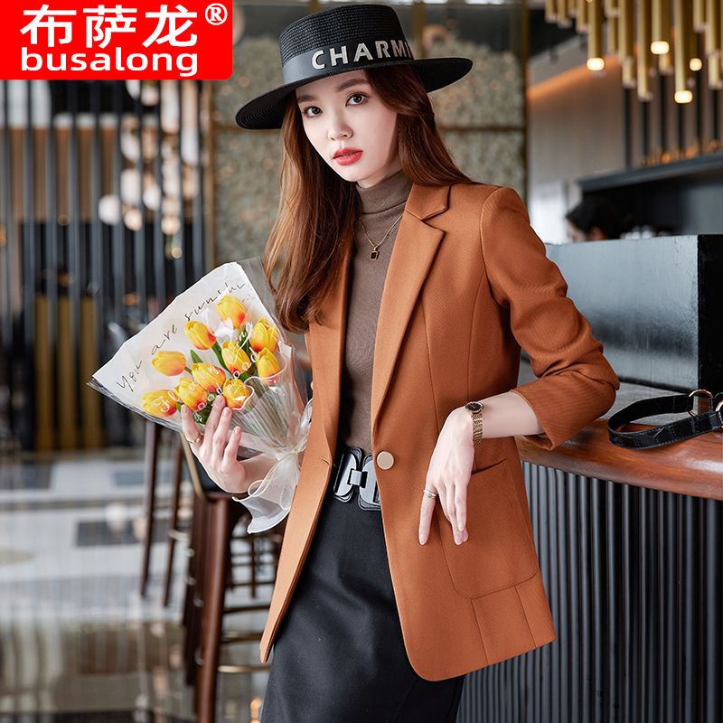 Early Spring Autumn New Women's Casual Blazers Korean Version Commuter Suit Blouse with Advanced Feeling Coat