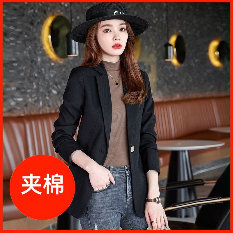 Early Spring Autumn New Women's Casual Blazers Korean Version Commuter Suit Blouse with Advanced Feeling Coat