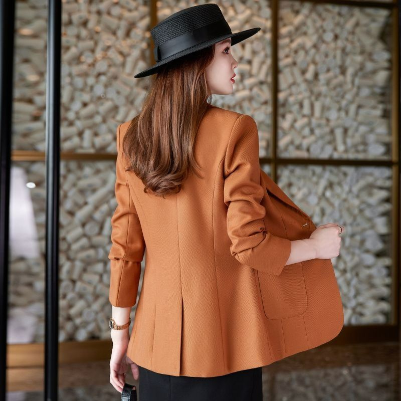 Early Spring Autumn New Women's Casual Blazers Korean Version Commuter Suit Blouse with Advanced Feeling Coat