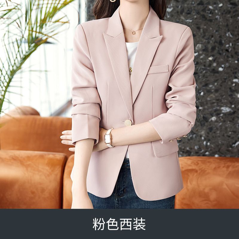 Little women in suits spring and autumn fashion casual temperament short suits for little girls.