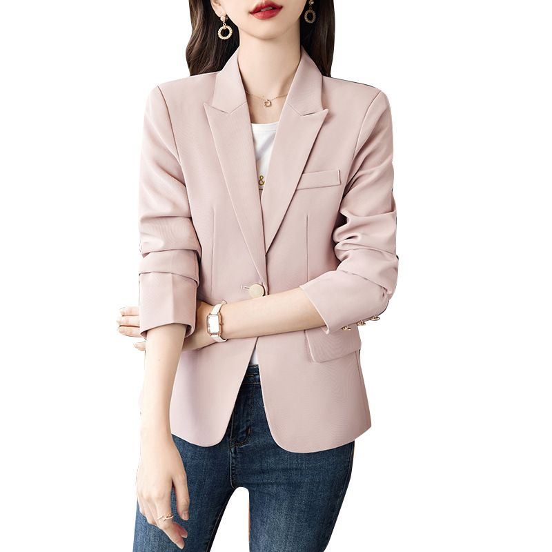 Little women in suits spring and autumn fashion casual temperament short suits for little girls.