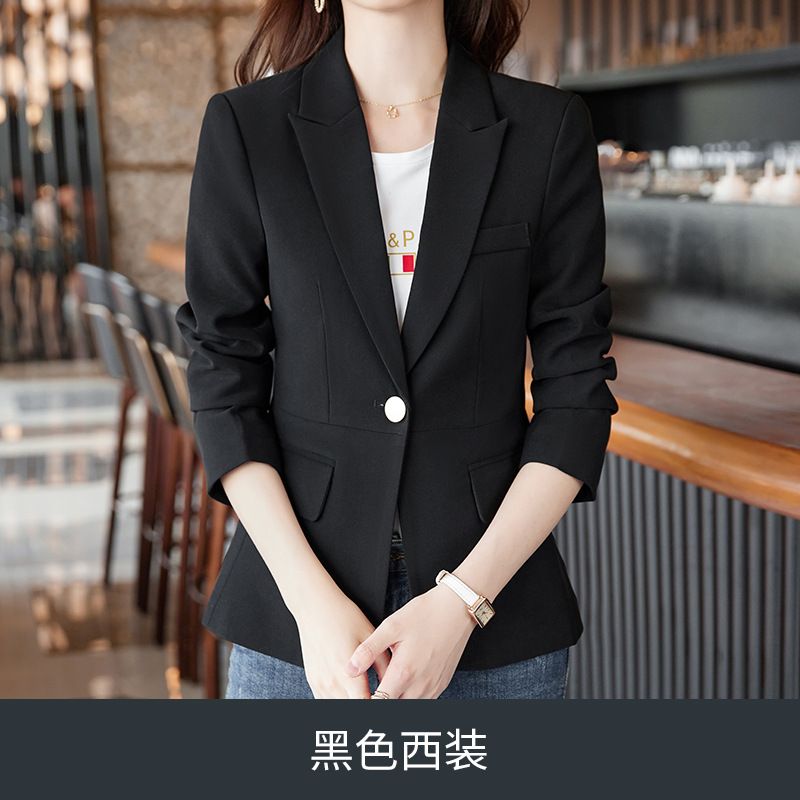 Little women in suits spring and autumn fashion casual temperament short suits for little girls.