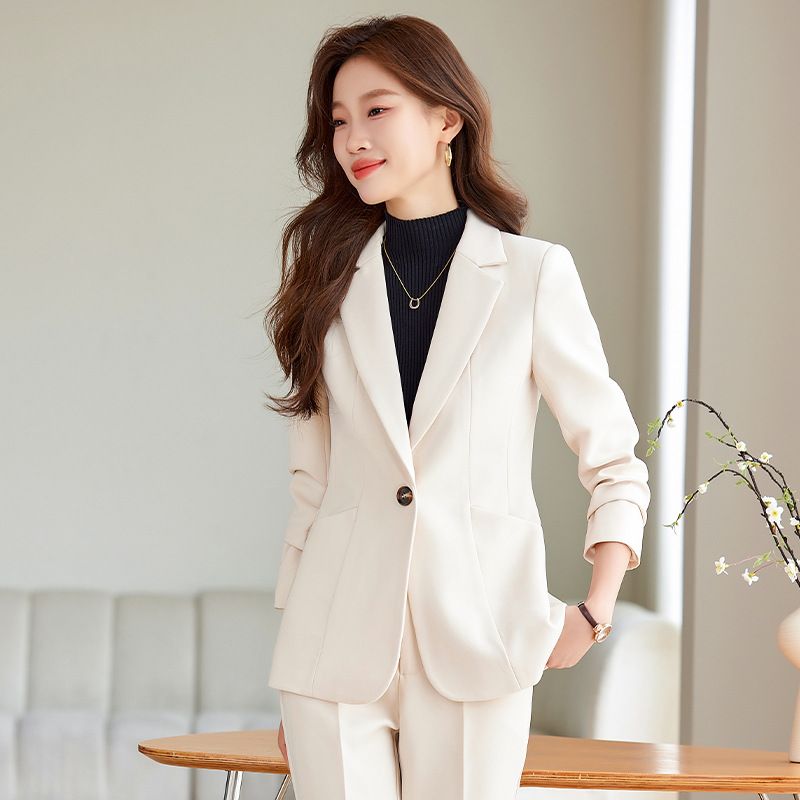 Business high-quality women's suit jacket slim fit suit pants set women's formal dress women's suit office clothing