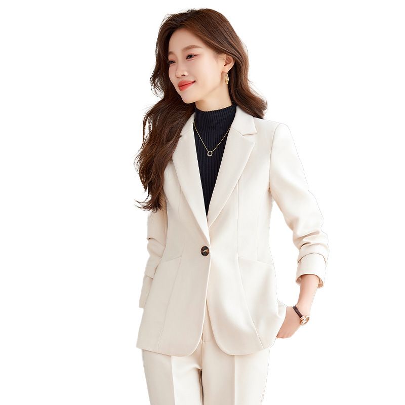 Business high-quality women's suit jacket slim fit suit pants set women's formal dress women's suit office clothing