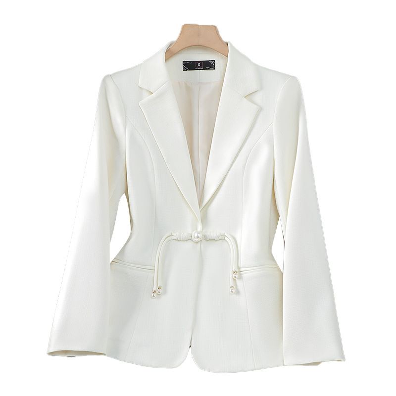 High end business women's sports jacket work clothes office fashion solid color long sleeved suit jacket work clothes