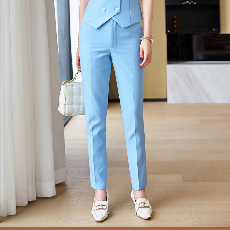 Factory Price Trajes Plus Size Ginger Female Two Pieces Professional Casual Women'S Suits & Tuxedo