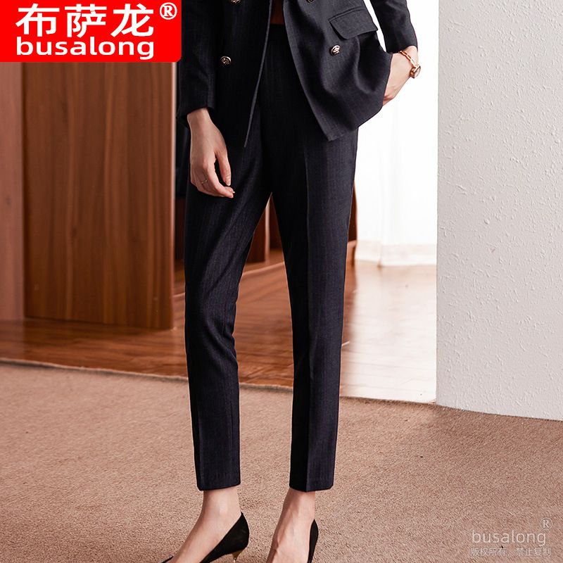 Office clothing, women's fashion, leisure, business, and professional wear, high-quality suit, jacket, and pants two-piece set