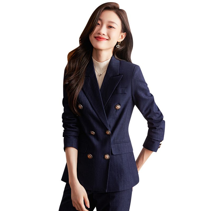 Office clothing, women's fashion, leisure, business, and professional wear, high-quality suit, jacket, and pants two-piece set