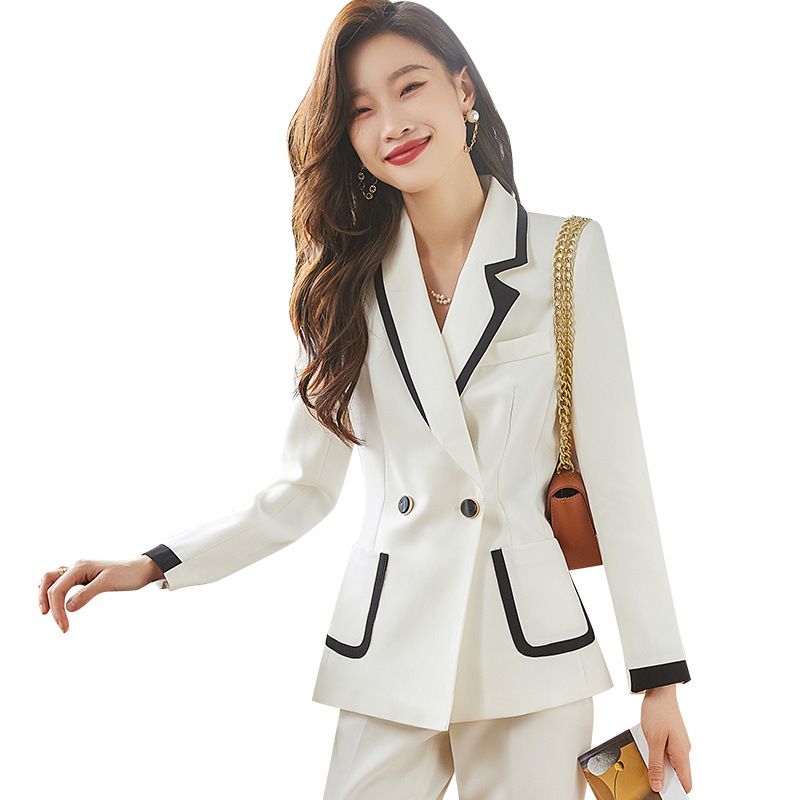 New Arrivals Ladies Elegant Solid Color Suits Set For Women Blazer And Pants Set Business Suits For Wome