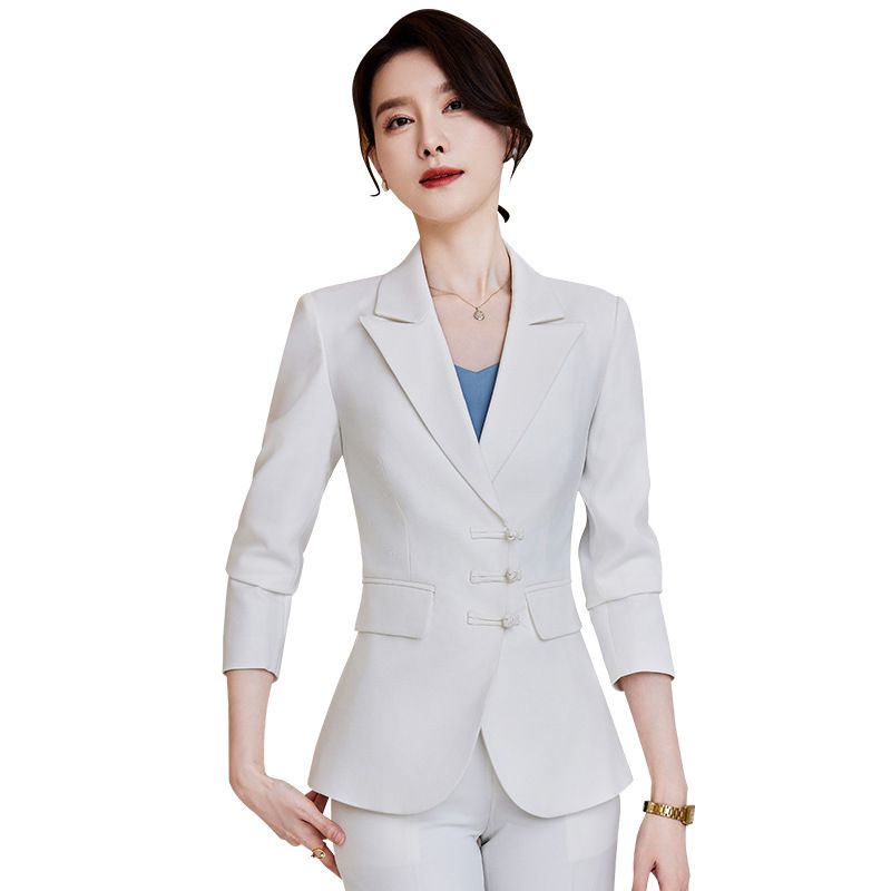 Business Suits For Women Fashion Slim Pants And Blazer Set Ladies Suits Office Wear Formal Suit