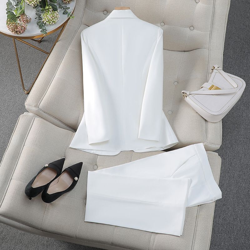 Business Suits For Women Fashion Slim Pants And Blazer Set Ladies Suits Office Wear Formal Suit