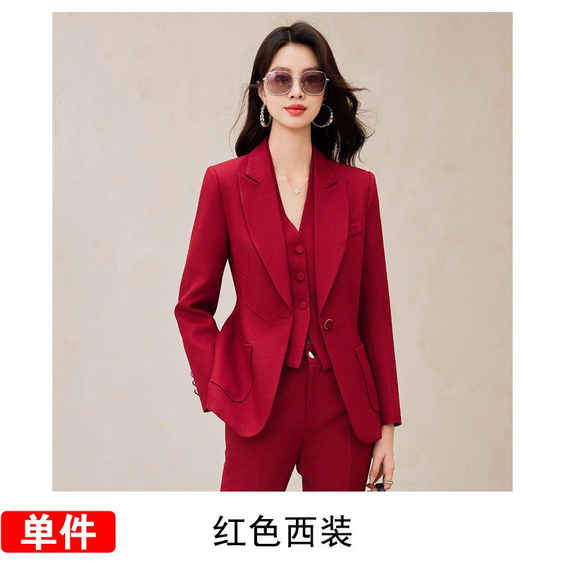 S-3XL New Arrival Women'S Single Formal Regular Fit Button Elegant Slim Business suits Women Windbreaker Suits Professional