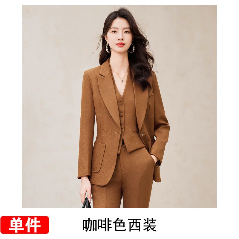 S-3XL New Arrival Women'S Single Formal Regular Fit Button Elegant Slim Business suits Women Windbreaker Suits Professional