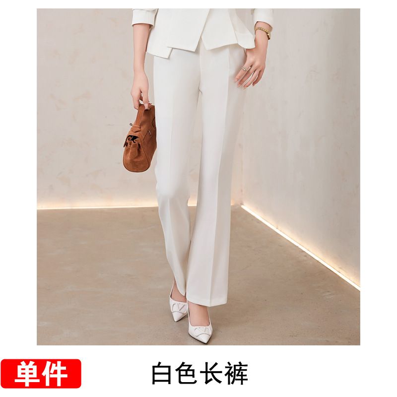 Factory sales jacket slim women's solid color high-quality long sleeve Blazer trousers suit office business suit