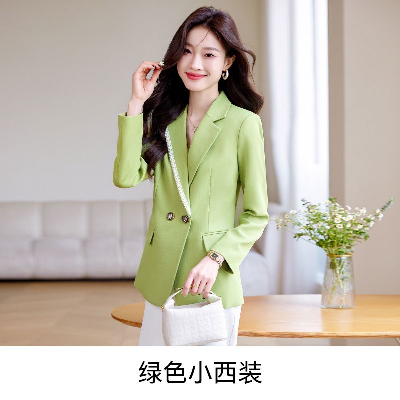 Women Lady Suit Coat Matching Chiffon Three Quarter Sleeve Thin Coat Solid Color Jacket Suit Lapel Diamond V-neck Elegant Coat