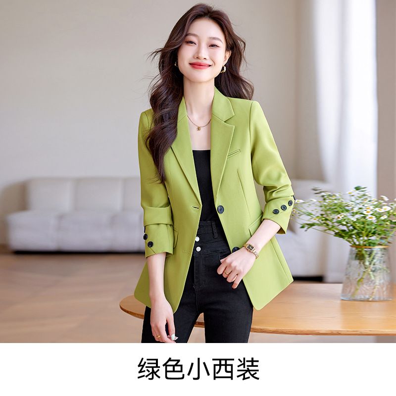 Suit Jacket Women Spring and Autumn Casual Back Split Premium Feeling Suit Suit Workwear