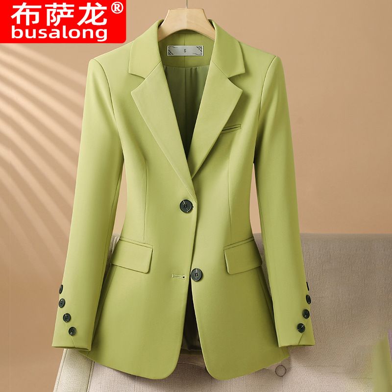 Suit Jacket Women Spring and Autumn Casual Back Split Premium Feeling Suit Suit Workwear