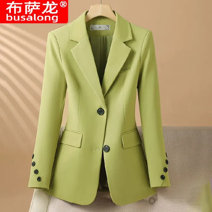 Suit Jacket Women Spring and Autumn Casual Back Split Premium Feeling Suit Suit Workwear