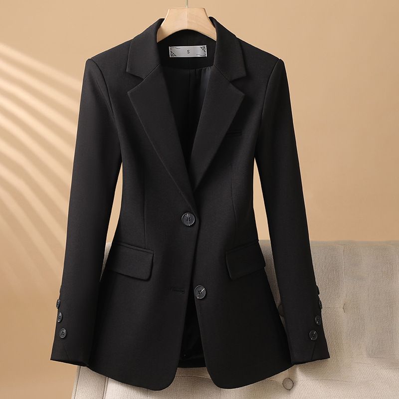 Suit Jacket Women Spring and Autumn Casual Back Split Premium Feeling Suit Suit Workwear