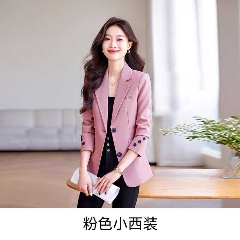 Suit Jacket Women Spring and Autumn Casual Back Split Premium Feeling Suit Suit Workwear