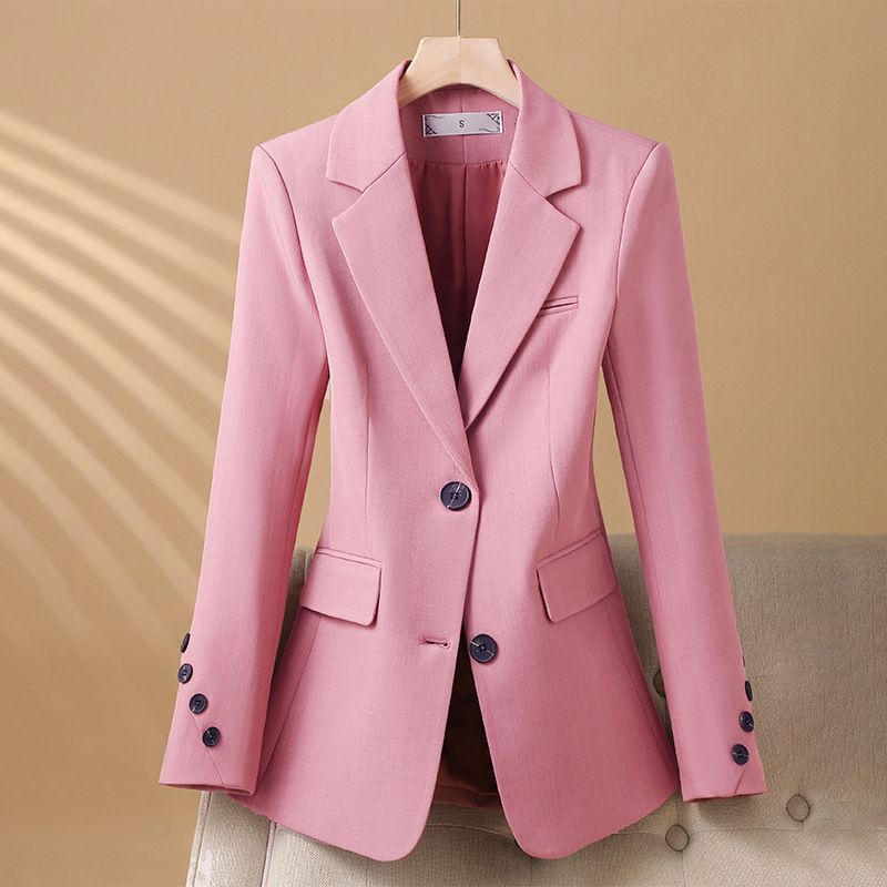 Suit Jacket Women Spring and Autumn Casual Back Split Premium Feeling Suit Suit Workwear