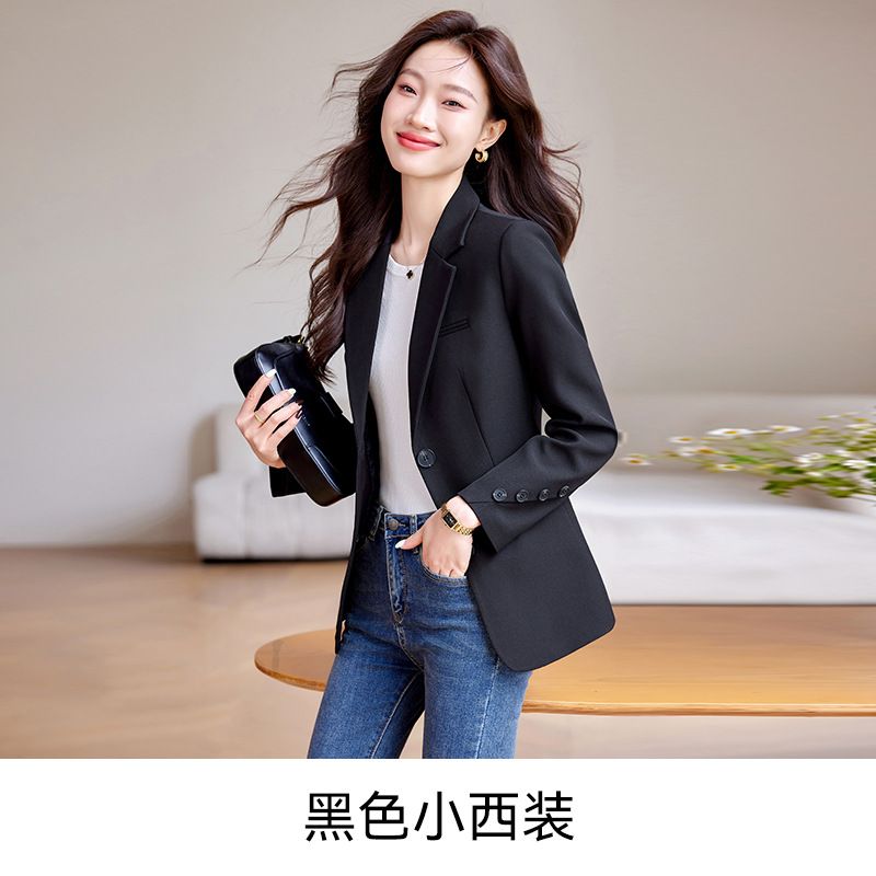 Suit Jacket Women Spring and Autumn Casual Back Split Premium Feeling Suit Suit Workwear