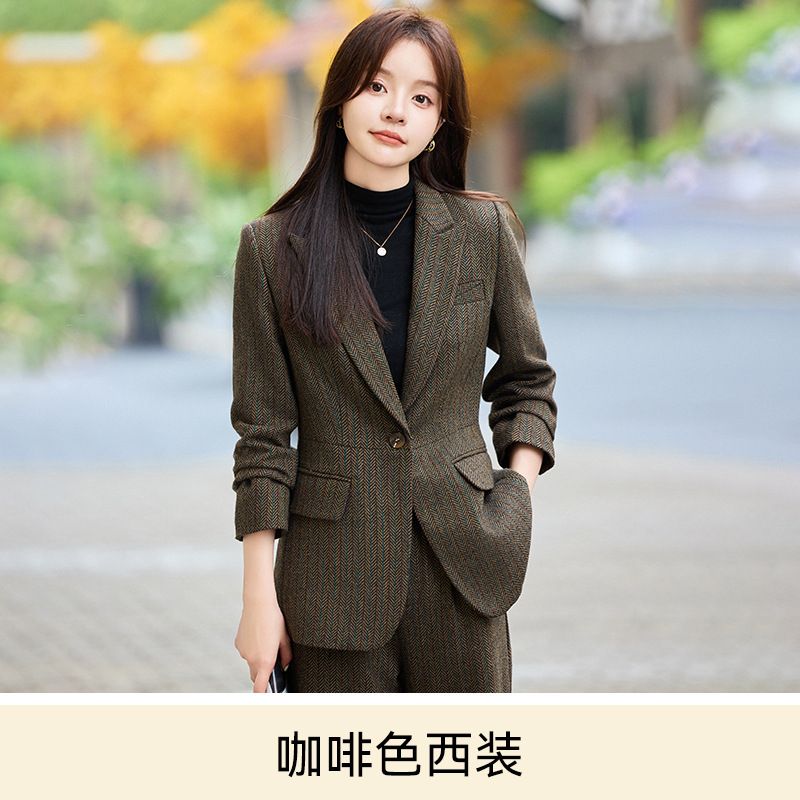 Wholesale slim fitting suits, women's office business sets, women's fashion customized women's clothing sets