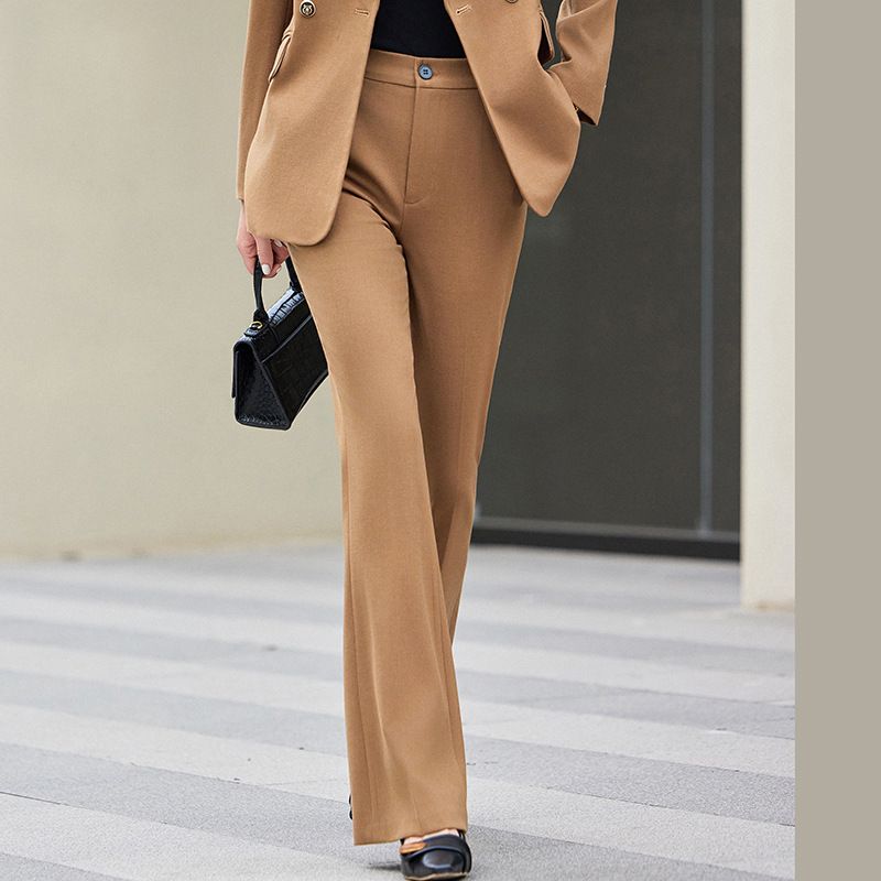 Fashion Manufacturer Long Sleeve Solid Elegant Girls' Top White Suit Women's Set Office Blazer