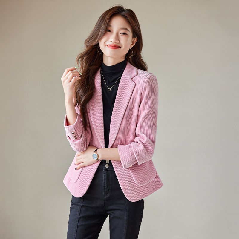 New Fashion Trend High Texture Women's Jacket Office Business Career Formal Vintage Women's Blazer