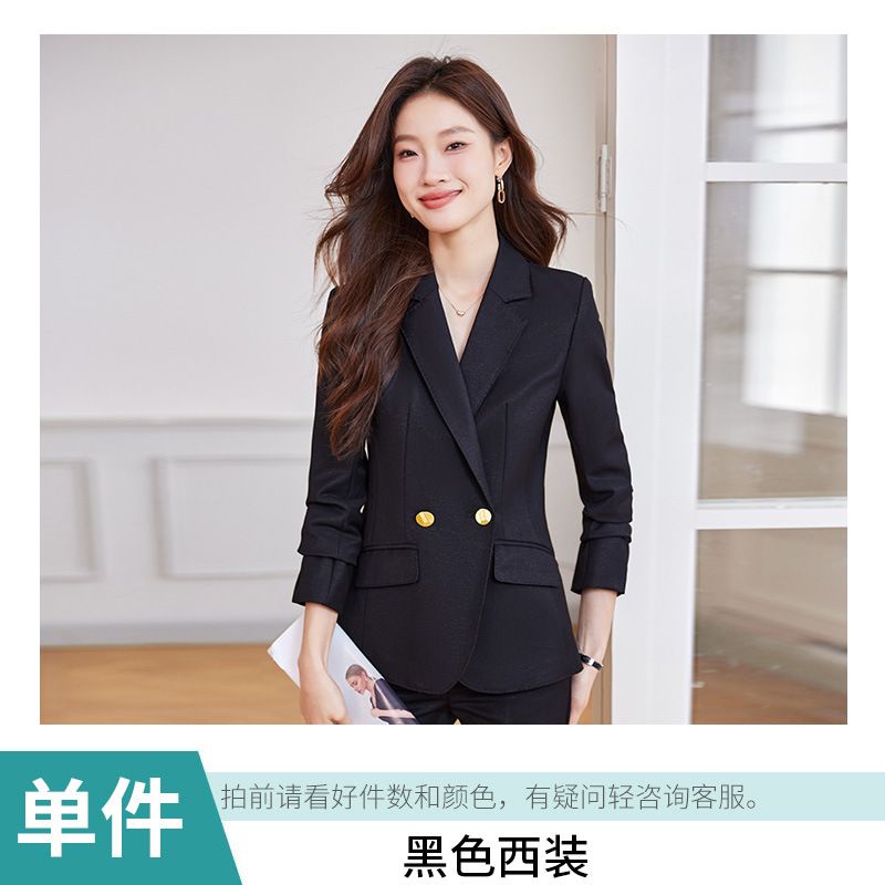 High quality fashion women's sports jacket business Tailcoat women's formal Blazer and trousers two-piece suit