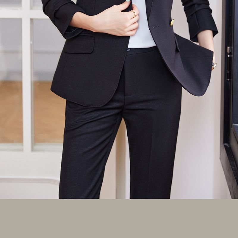 High quality fashion women's sports jacket business Tailcoat women's formal Blazer and trousers two-piece suit