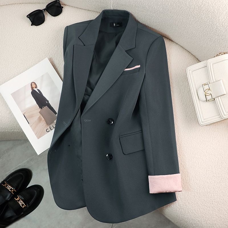 Elegant women's clothing, party event tailcoat set, business and professional suit pants, 2-piece set, office work uniform