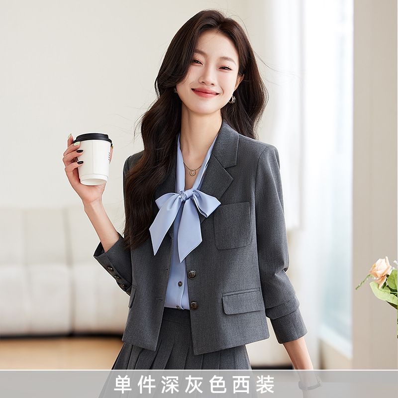 New women's 2 piece set long-sleeved professional formal fashion Clothing hot Sales Coat office suit blazer dress for ladies