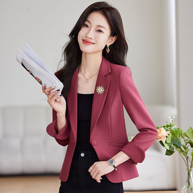 Women's Office Women's Business Fashion Set, High Quality Women's Party Leisure Set, Jacket and Tailcoat