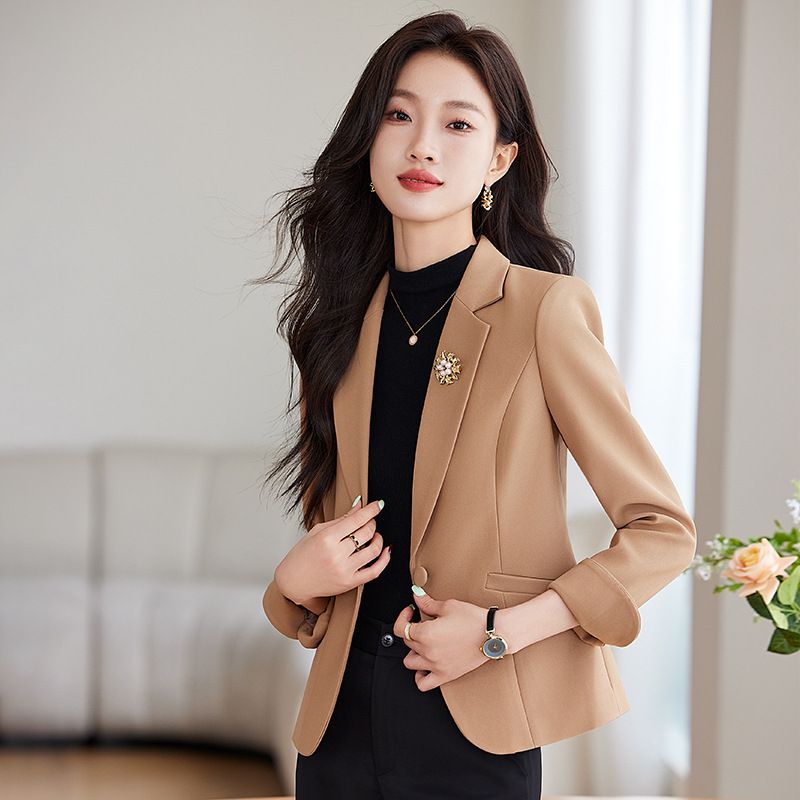 Women's Office Women's Business Fashion Set, High Quality Women's Party Leisure Set, Jacket and Tailcoat