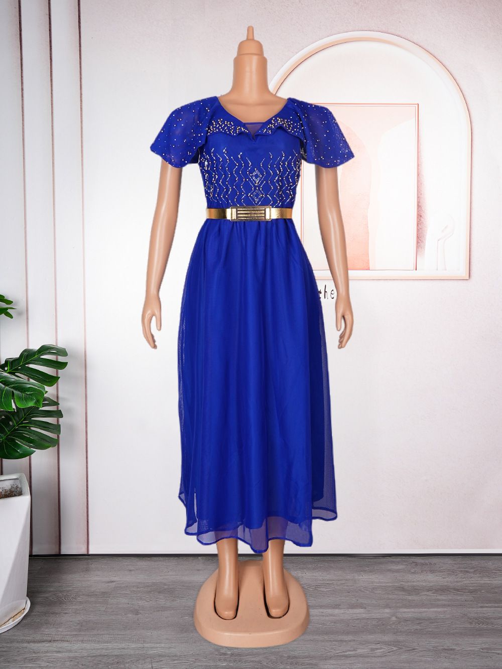 Plus Size African Wedding Party Dresses for Women New Dashiki Ankara Evening Gown Elegant Turkey Outfit Robe Africa Clothes