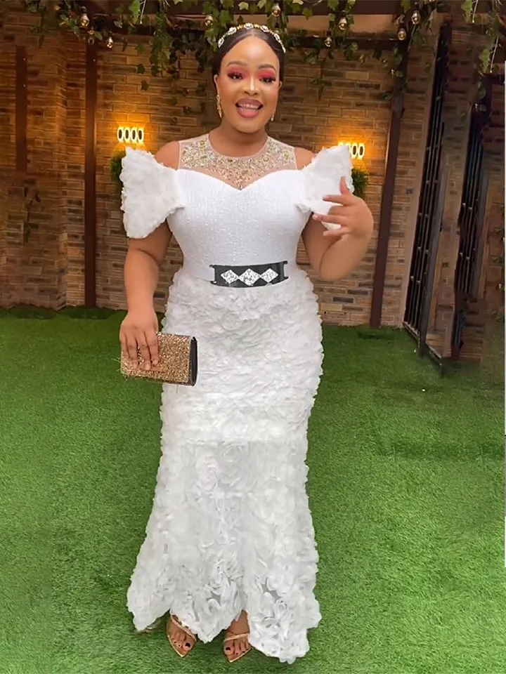 African Clothes Plus Size Evening Dresses for Women African Luxury Sequin Elegant Wedding Party Long Dress Ankara Clothing