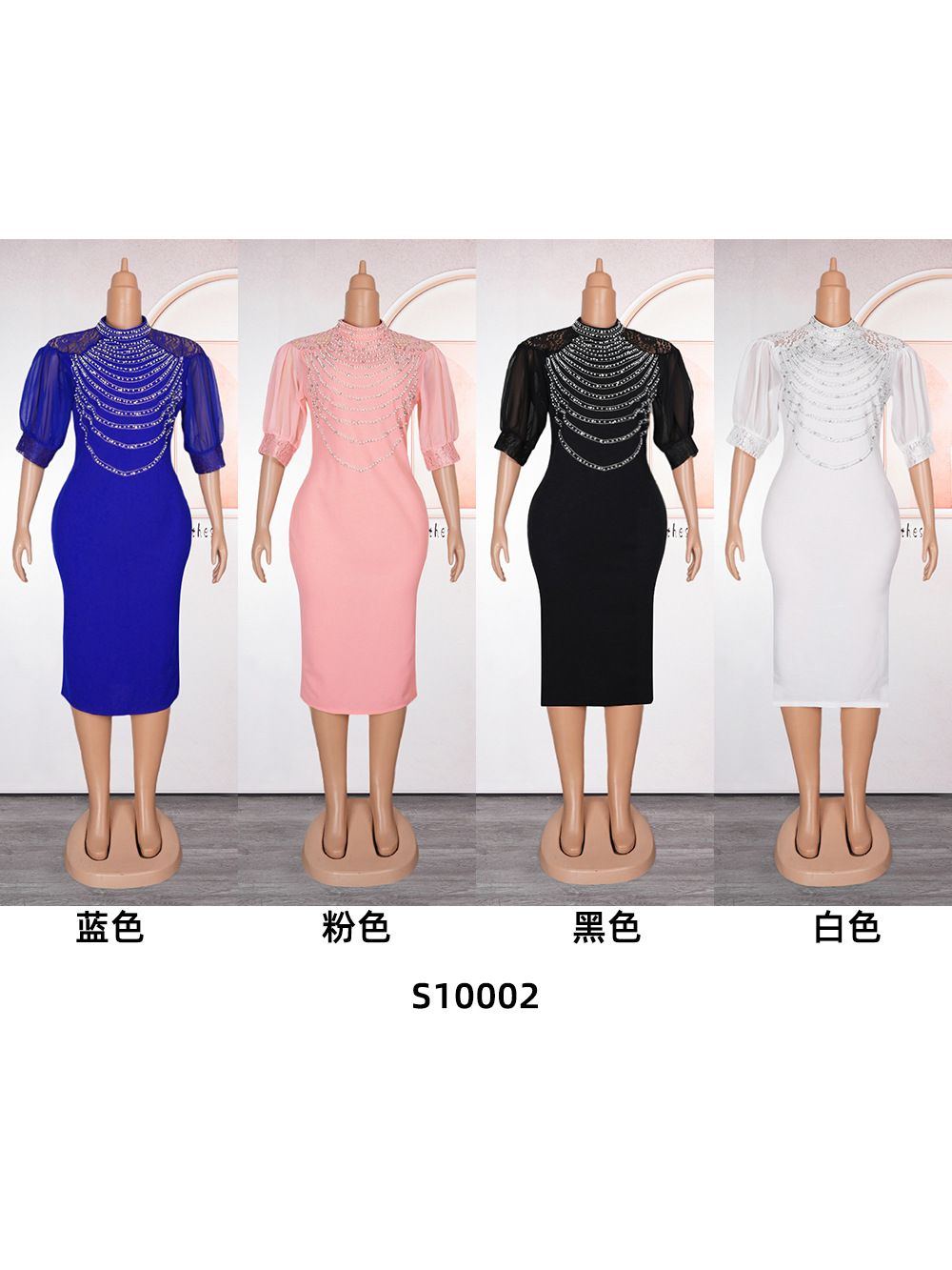 Elegant African Dresses for Women Summer Africa Clothing Puff Sleeve Wedding Party Dress Dashiki Ankara Turkey Outfits Robe